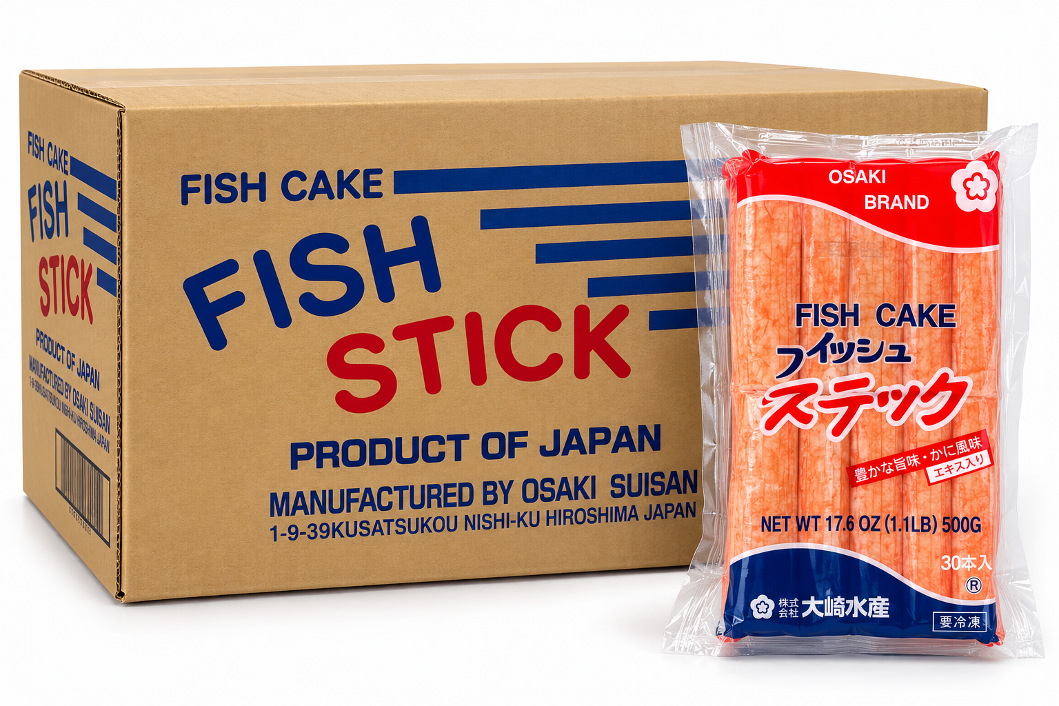 Paquete de kanikama Osaki